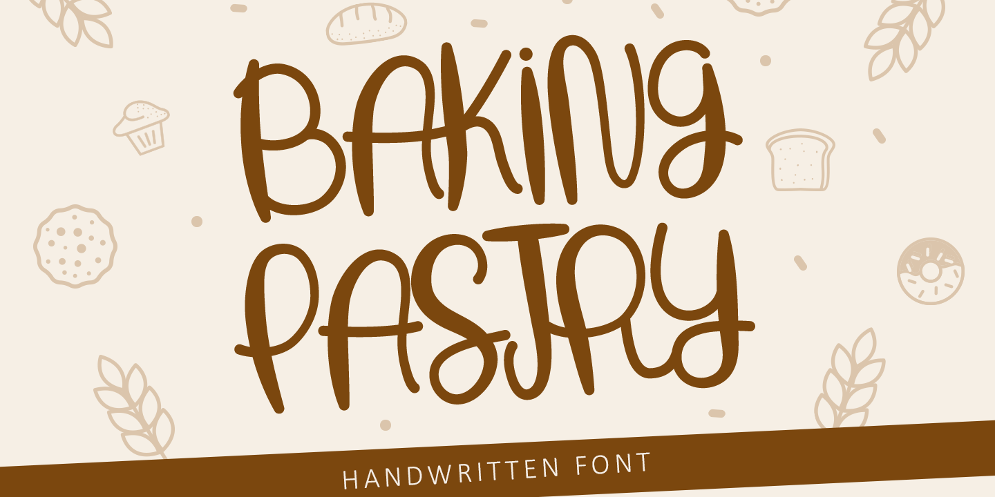 Example font Baking Pastry #1
